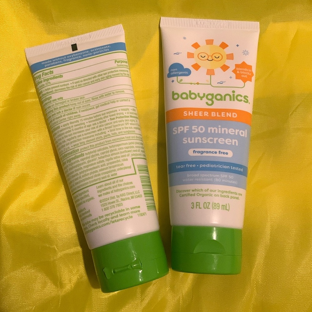 BabyGanics Sunscreen Mineral Based Broad Spectrum 50 SPF 3oz